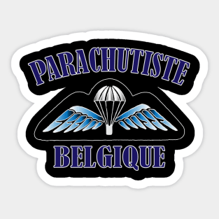 Belgian Paratrooper Jump Wings Sticker